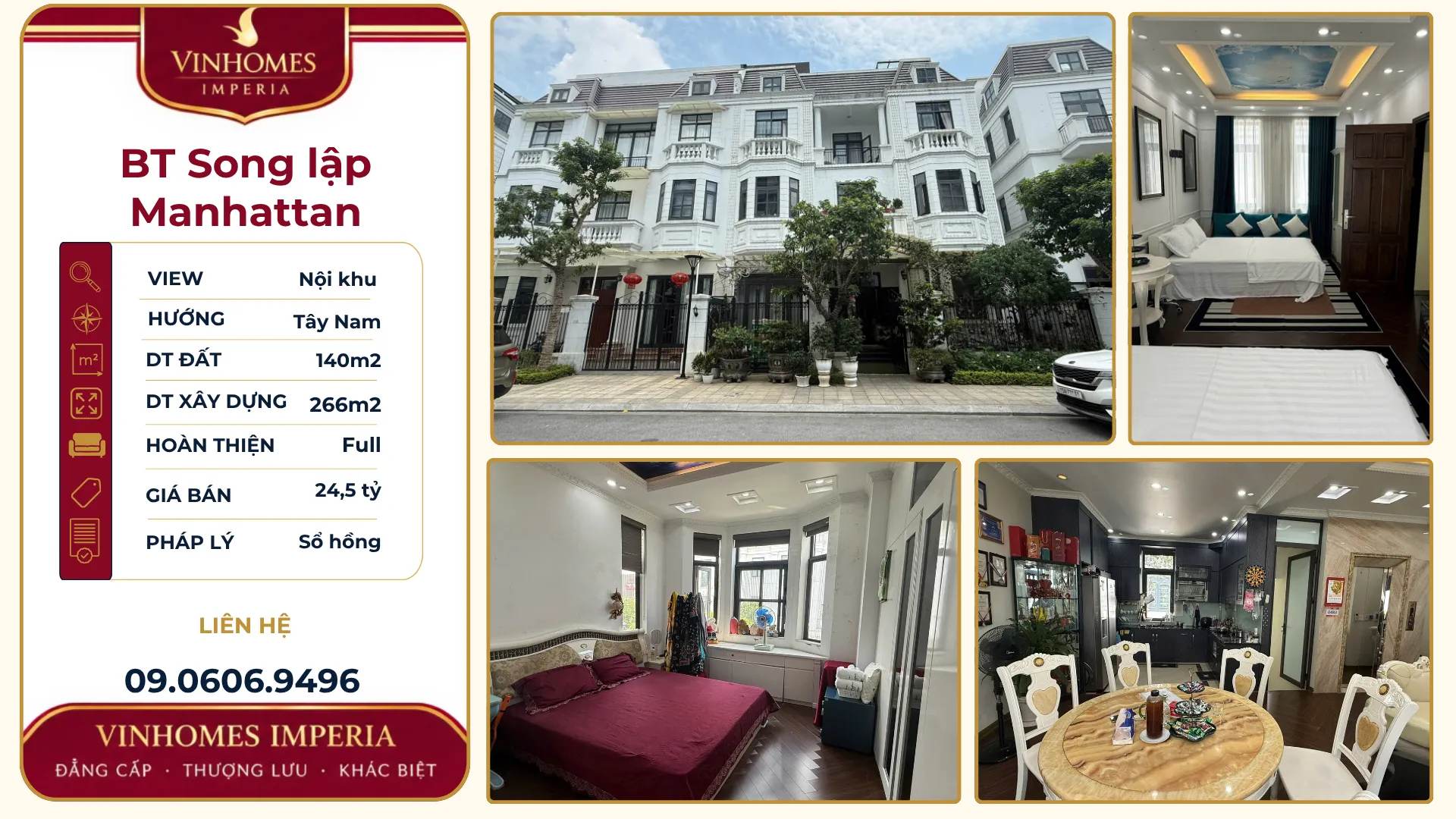 Biệt thự song lập Vinhomes Imperia Hải Phòng