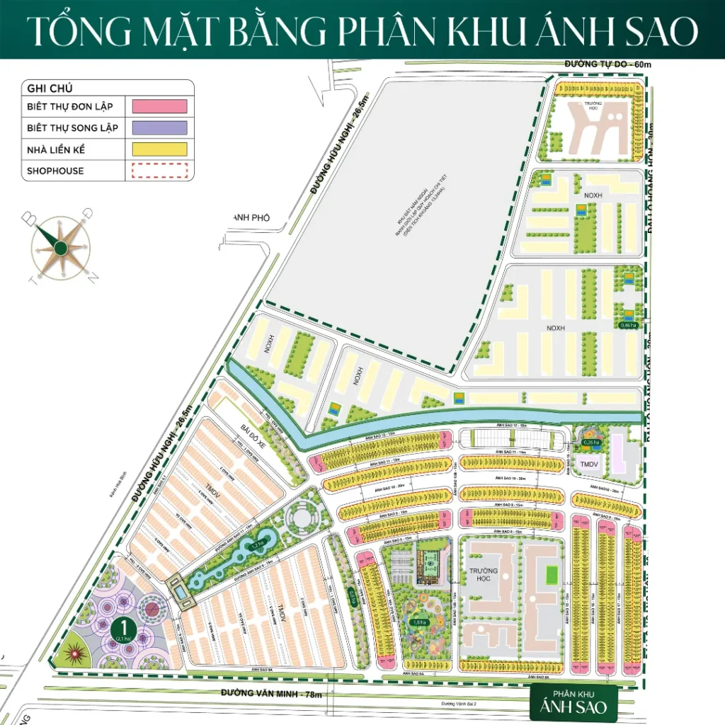 Phân khu Ánh Sao Vinhomes Golden City Dương Kinh Hải Phòng