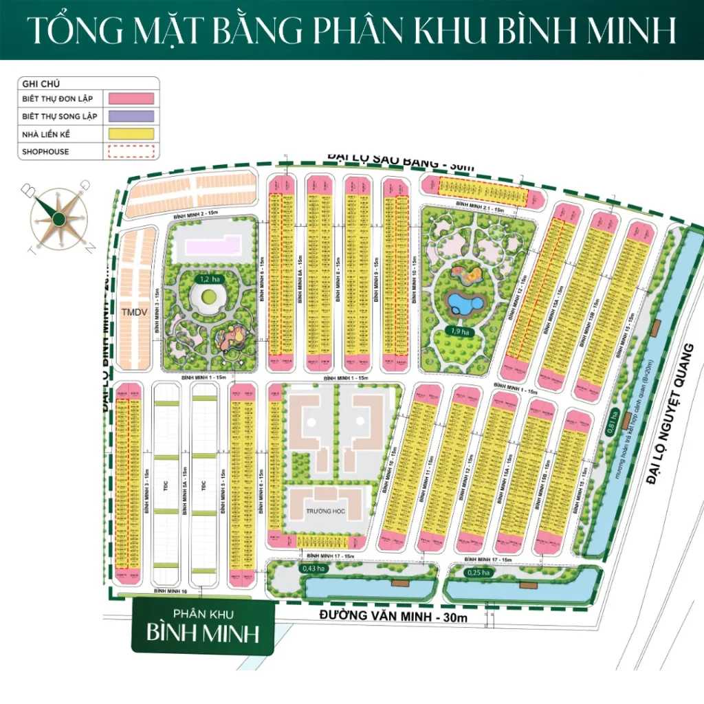 Phân khu Bình Minh Vinhomes Golden City Dương Kinh Hải Phòng