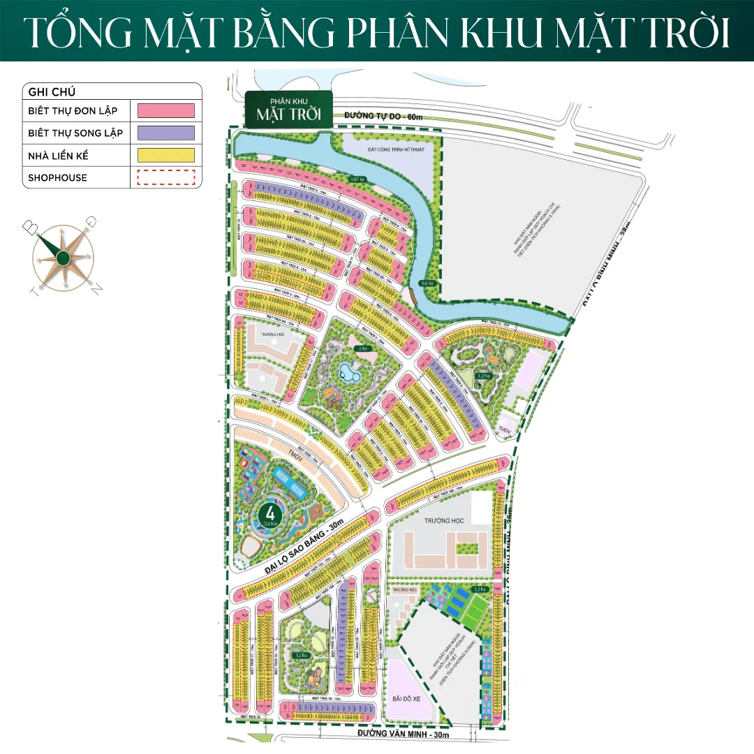 Phân khu Mặt Trời Vinhomes Golden City Dương Kinh Hải Phòng